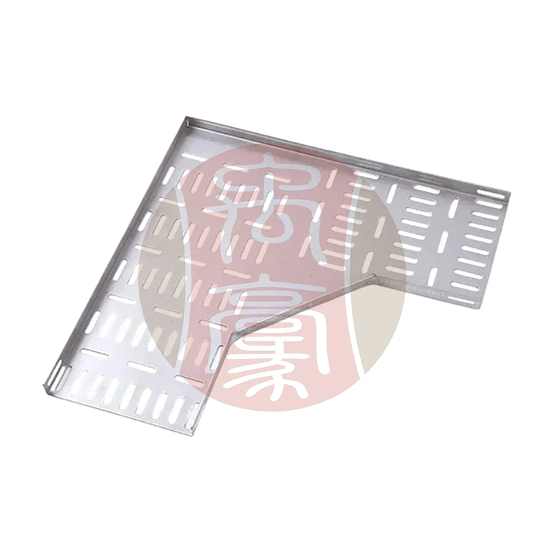 鋁合金托盤式橋架水平彎100x25